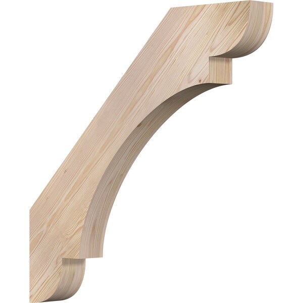 Ekena Millwork 3 1/2"W x 30"D x 30"H Olympic Smooth Knee Brace, Douglas Fir BRC04X30X30OLY00SDF - main